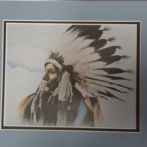 Feathered Headdress Art Print